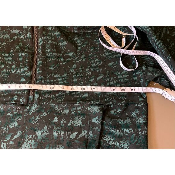 NWT Mondetta botanical print quarter zip fleece lined sweatshirt - Picture 10 of 12